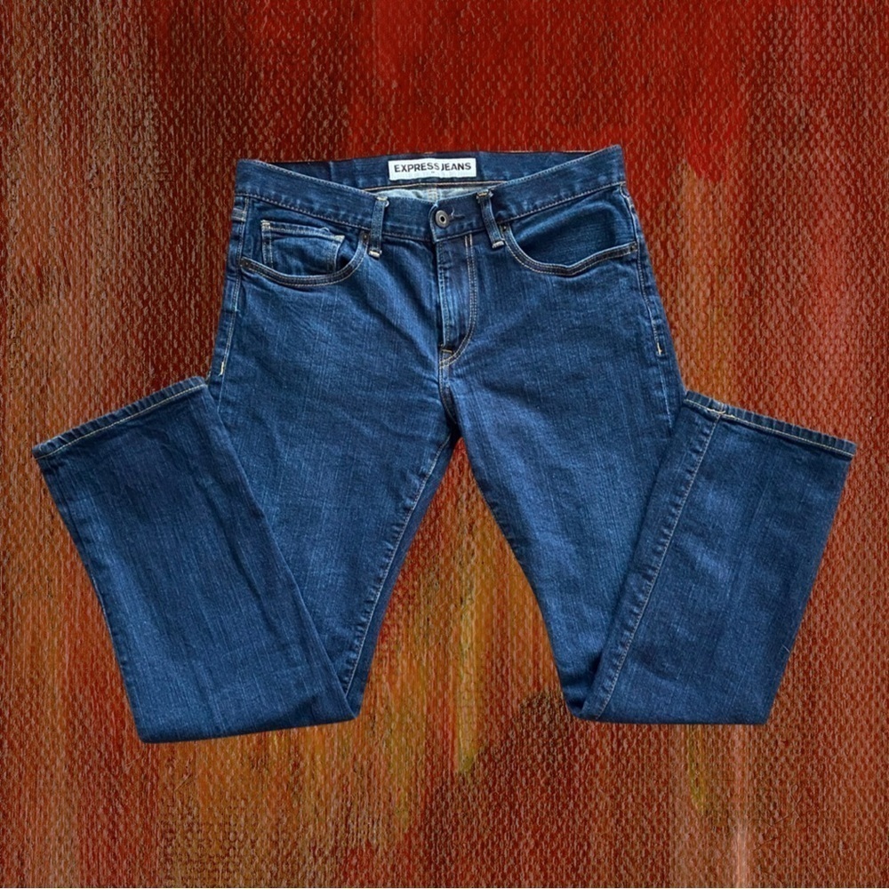 EXPRESS Men’s Rocco Slim Fit Straight Leg Jeans
